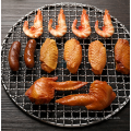 Barbecue rack cooking round grid